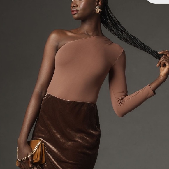 NWT one shoulder bodysuit anthro - Picture 1 of 6